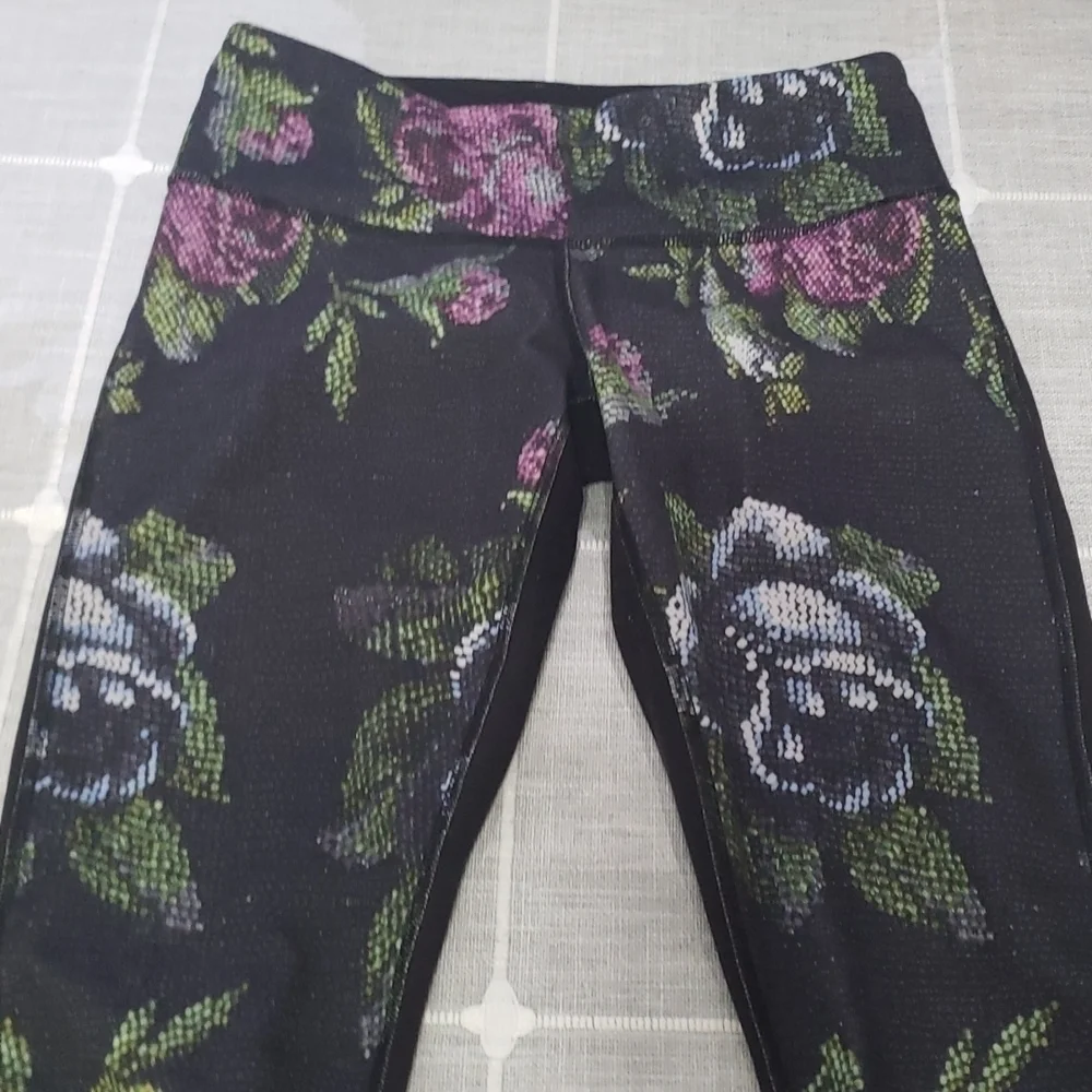 Lululemon Athletica Wunder Under Garden Party Floral Leggings, Size 4